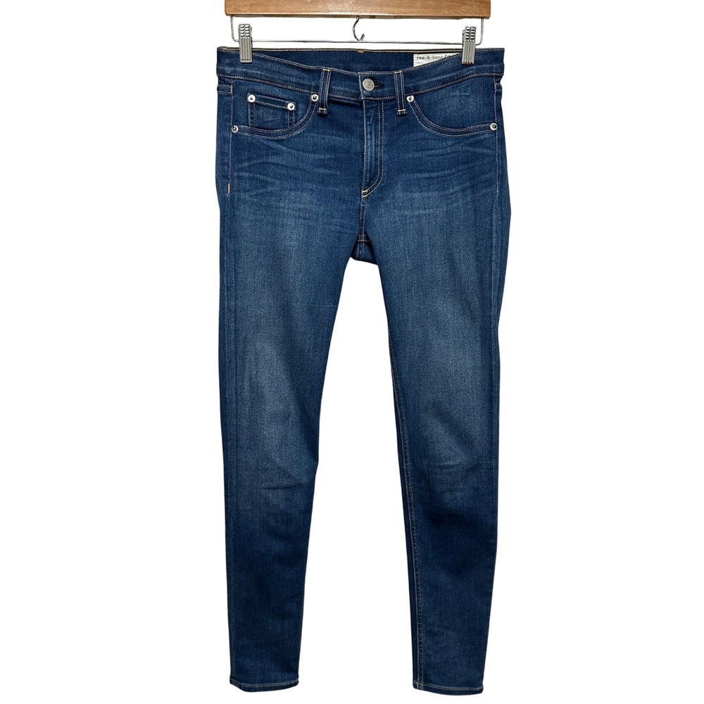 Rag & Bone Skinny Fit Jeans Women 30x30 Joshua Medium Wash Mid-Rise Denim Casual